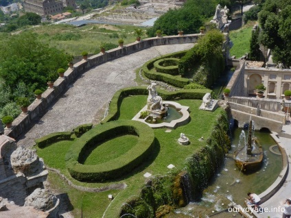 Villa d'Este (vilă d este) Roma italia, maktur