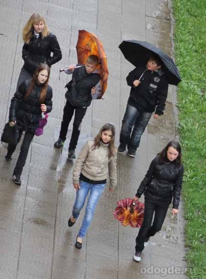 Efectele ploii asupra corpului uman, ploaia și distracția despre ploaie