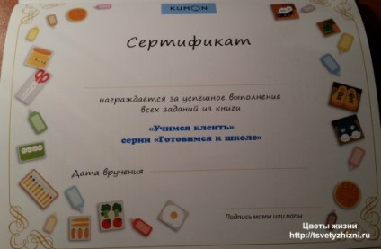 Вся правда про зошитах кумон серії готуємося до школи, квіти життя