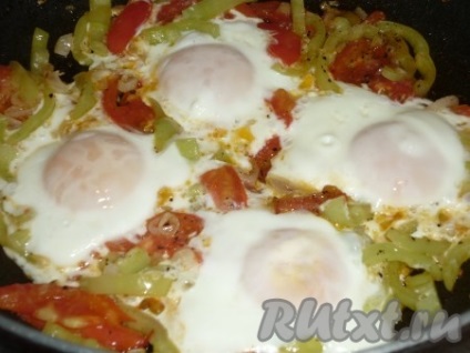 Ouă măcinate cu legume - rețetă cu o fotografie