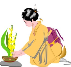 Poveste și reguli japoneze Ikebana, paturile mamei mele