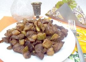 Fried dovlecel cu carne de porc cum să gătești