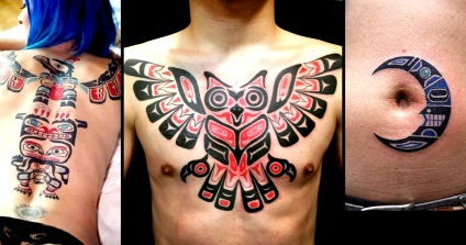 Valoarea tatuajului în stilul Haida