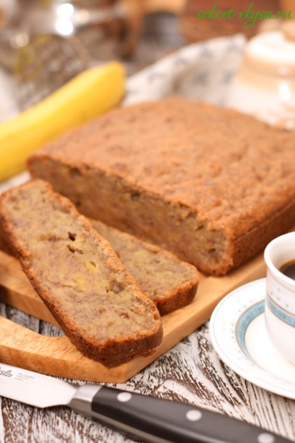 Banán kenyér, lépésről lépésre recept ízletes sütemények