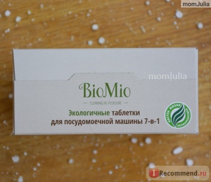 Biomio bio comprimate ecologice ecologice pentru mașină de spălat vase 7 în 1 cu ulei esențial de eucalipt -