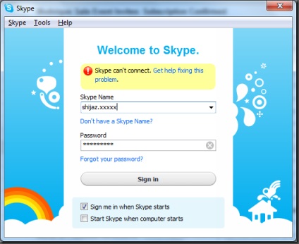 Lock skype és más im protokoll élen TMG