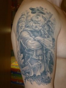 Tatuaj Bogatyr (valoare, schițe, fotografie), tattoofoturi