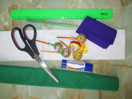 Csokor Candy határú (Chups) Csokor édességek Chupa Chups