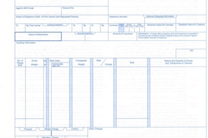 Ce este o scrisoare de transport aerian