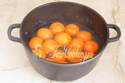 Gem mandarin - recept fotókkal (lekvár) Gem mandarin - a recept egy fotó