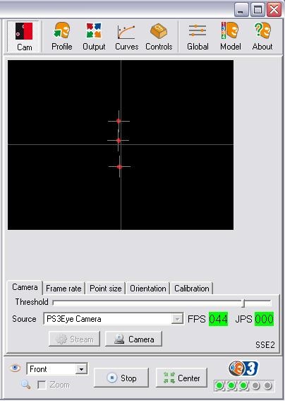 Freetrack cu Sony PS3eye