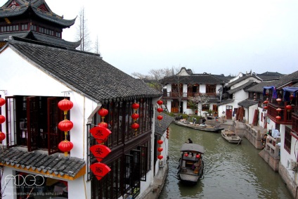 Zhujiajiao vízben város leírás, történelem, városnézés, pontos címe
