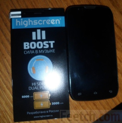 Highscreen boost 3 revizuirea și testarea performanței smartphone-urilor