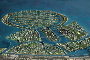 A mesterséges szigetek Dubai hoznak létre mesterséges szigetek Dubai