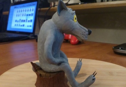 Făcând o figură de lup