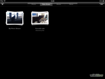 Hogyan lehet megosztani képek a Photostream az iPhone és az iPad