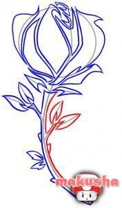 Cum de a desena un tatuaj de trandafir tribal în etape, cât de ușor este să desenezi cu un creion, stilou sau