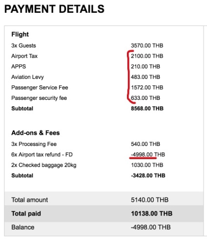 Hogyan adja át a jegyeket AirAsia, vagy inkább visszatér a repülőtéri adókat