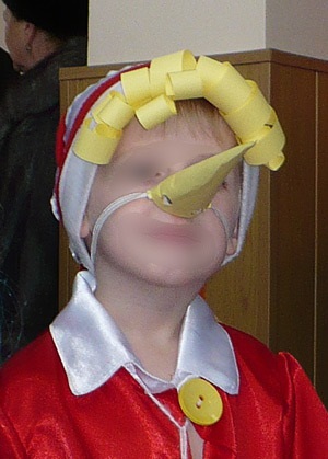 Cum sa faci un nas pentru un costum Pinocchio