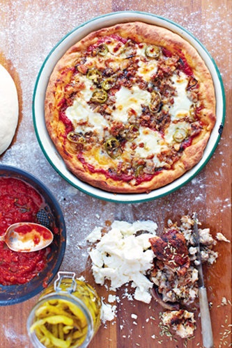 Cum sa faci pizza in stil american, reteta jamie oliver