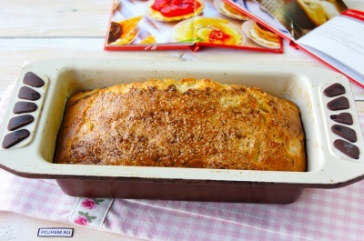 Cake almával - lépésről lépésre recept, hogyan kell főzni fotókkal