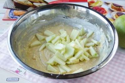 Cake almával - lépésről lépésre recept, hogyan kell főzni fotókkal