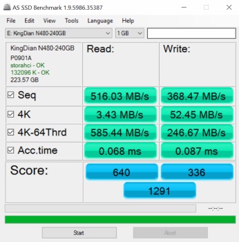 Kingdian n480 - SSD szabványos m