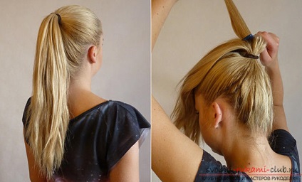 Красива и лесна прическа за средна коса със собствените си ръце, с описание и снимка