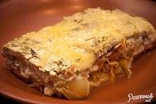 Lasagne cu carne - rețetă cu fotografie