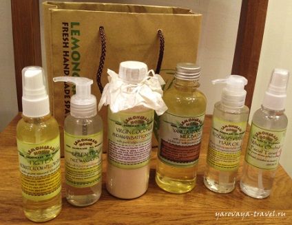 Casa Lemongrass din Phuket revizuirea produselor cosmetice thailandeze