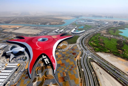 Cel mai bun parc de distracții din Abu Dhabi Ferrari Park (ferrari)