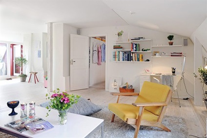 Furnizarea unui apartament cu o cameră, cum să ridici mobilierul de dimensiuni mici într-o încăpere