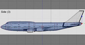 Simularea modelului Boeing 747-400 conform desenului