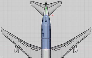 Simularea modelului Boeing 747-400 conform desenului