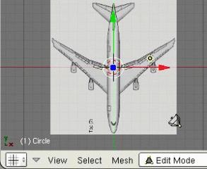 Simularea modelului Boeing 747-400 conform desenului