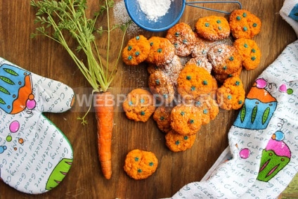 Carrot cookie rețetă cu fotografie cum să gătească pe