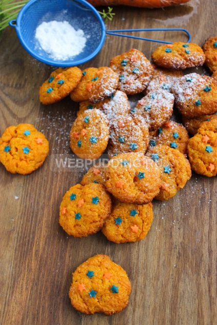 Carrot cookie rețetă cu fotografie cum să gătească pe