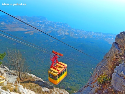 Pe telecabina ai-petri, călătorii și turism