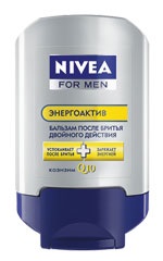 Nivea for men energoaktiv Q10 gél, krém, balzsam, gondoskodás