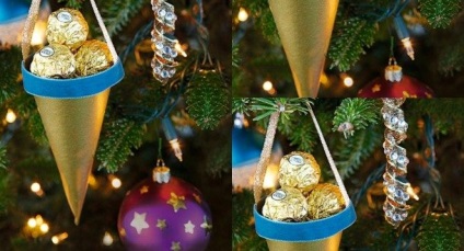 Karácsonyi dekorációk a ház 2017-ben saját kezével, a master-osztályú kézműves fényképpel (New Year) Karácsonyi dekorációk a ház 2017-ben saját kezével, a master-osztályú kézműves fotók