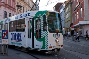 Transportul public în Graz - arrivo