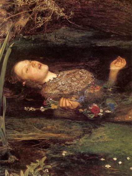 Ophelia - mille și - iubit - Rossetti a revenit în tate britanic, 24 de ani