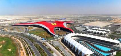 Parcul Ferrari din Abu Dhabi și atracțiile sale tematice, descriere - planeta hotelurilor