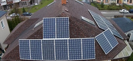 Traduceți în casa de energie solară din Kaliningrad