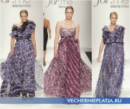 Rochii pentru întreaga colecție 2013 de elena miro primăvara-vara 2013 (foto și recenzie), rochii de seară