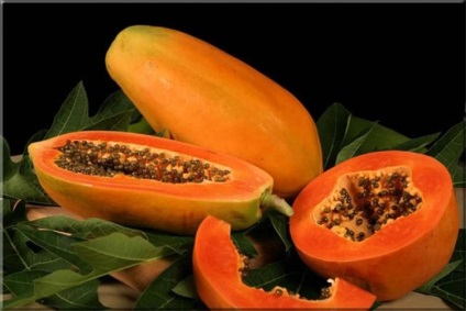 Utilizarea de papaya, valoarea nutrițională și compoziția chimică a papaya, contraindicații la consum