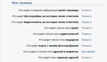 Vizionarea paginilor ascunse vkontakte