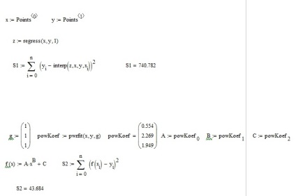 Calculul matricei în Excel