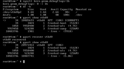 Bővülő disk freebsd szerver