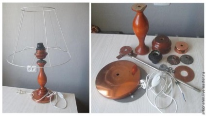 Restoration régi lámpa (izzó) Helyreállítás egy régi lámpa